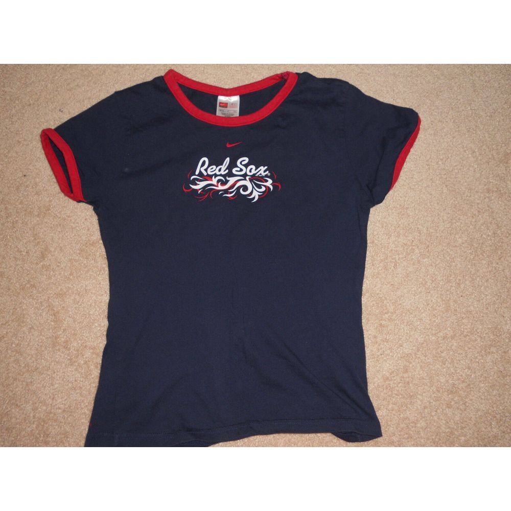 Boston Red Sox Nike Team Womans small s Baseball MLB t-shirt tee shirt ladies